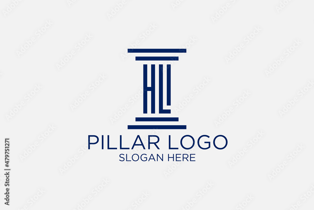 the logo of the legal pillar initials the logo of the legal pillar initials