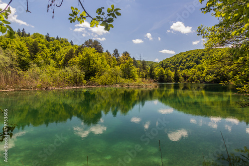 Gradinsko lake in Plitvice Lakes National Park  Croatia
