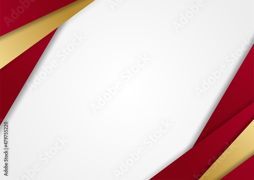 Modern dark red and gold abstract background