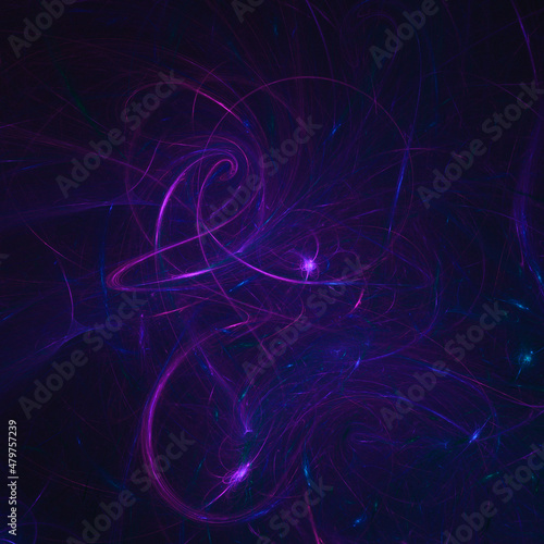 Abstract fractal multi colored background