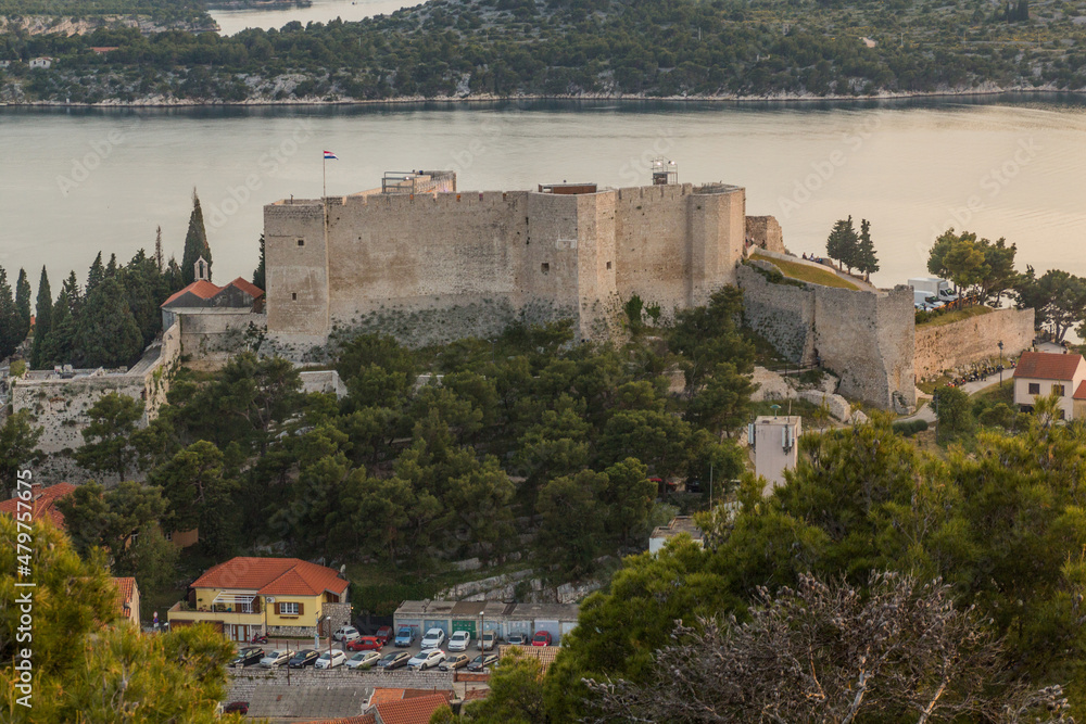 Michael's Fortress in Sibenik, Croatia