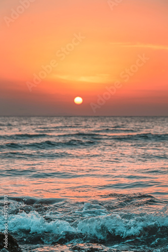 Fototapeta Naklejka Na Ścianę i Meble -  alba tramonto mare 