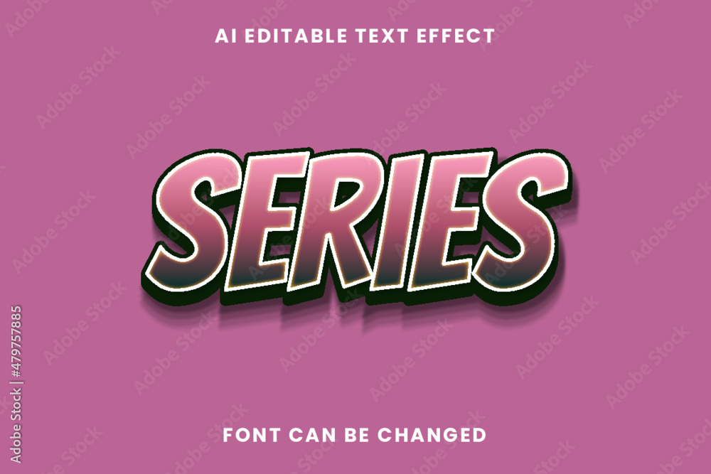 Series Text Effect