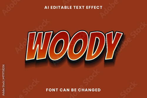 Woody Text Effect