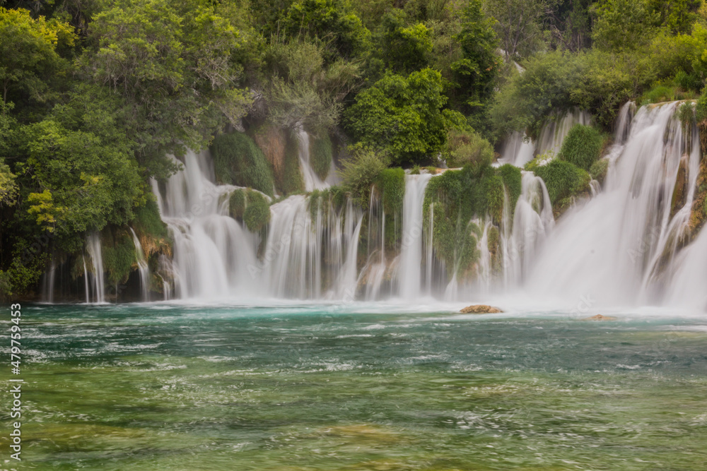 Skradinski Buk waterfall in Krka national park, Croatia