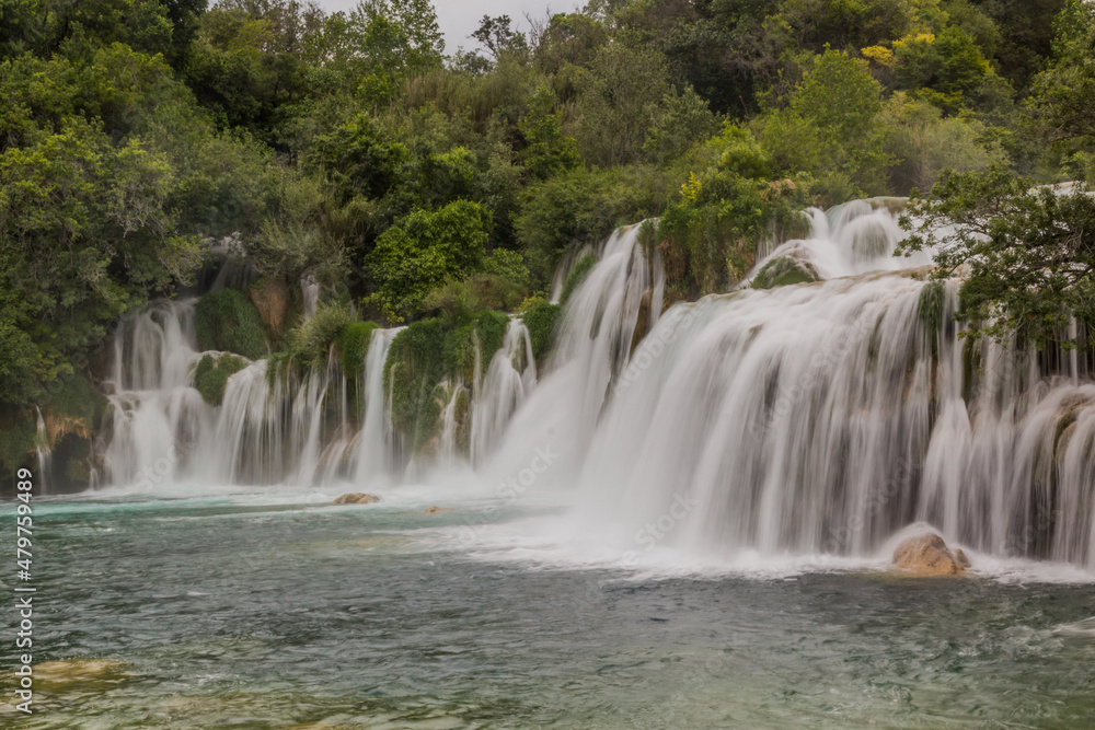 Skradinski Buk waterfall in Krka national park, Croatia