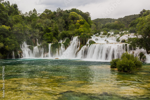 Fototapeta Naklejka Na Ścianę i Meble -  Skradinski Buk waterfall in Krka national park, Croatia