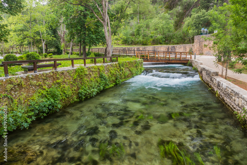Mill race in Krka national park, Croatia