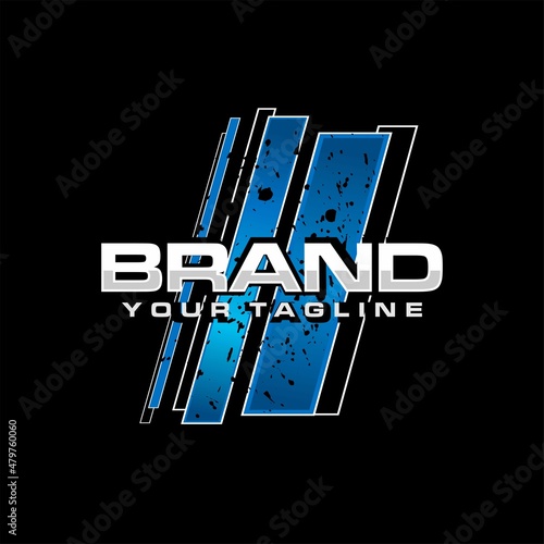 automotive logo abstract line