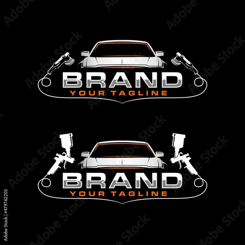 painting car logo