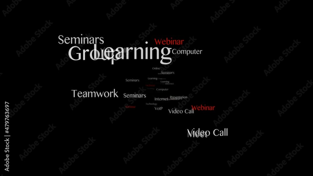 WEBINAR Keywords Animation, Background, Loop, 4k
WEBINAR Keywords Animation, Background, Loop, 4k