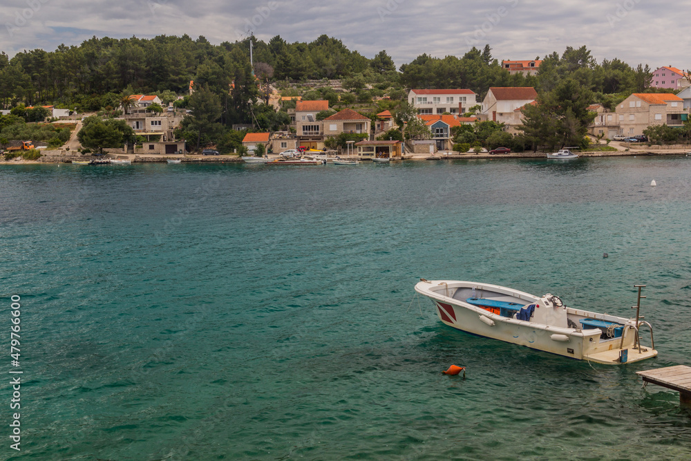 Obraz premium Lumbarda village on Korcula island, Croatia