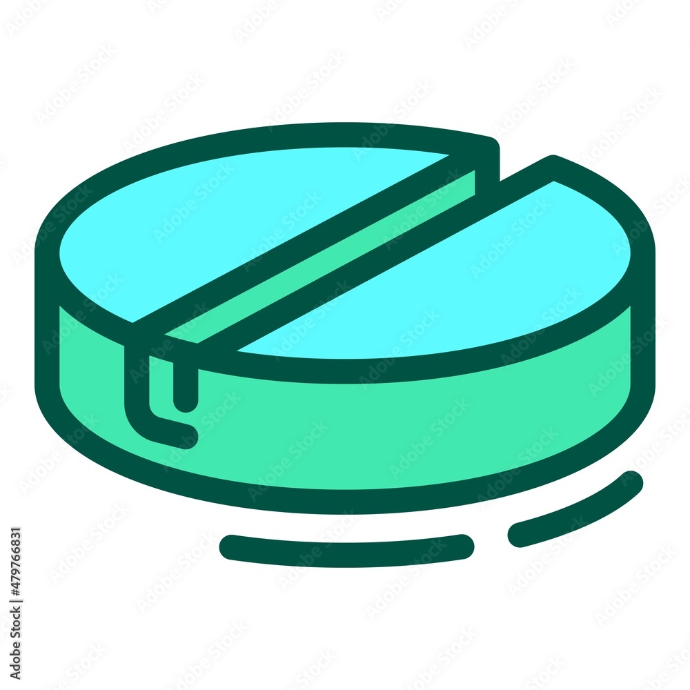 Round pill icon outline vector. Injection bacteria. Medical antibiotic Round pill icon outline vector. Injection bacteria. Medical antibiotic