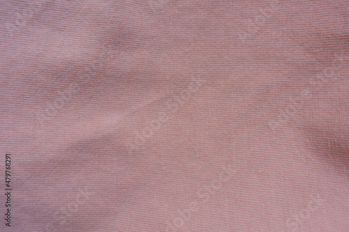 Texture of light pink cotton jersey fabric