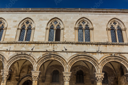 Rector s Palace in the old town of Dubrovnik  Croatia