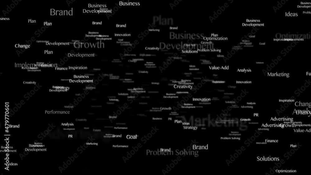 BUSINESS DEVELOPMENT Keywords Animation, Background, Loop, 4k
BUSINESS DEVELOPMENT Keywords Animation, Background, Loop, 4k