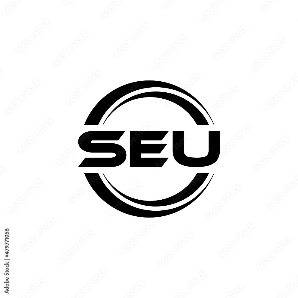 SEU letter logo design with white background in illustrator, vector logo modern alphabet font overlap style. calligraphy designs for logo, Poster, Invitation, etc. SEU letter logo design with white background in illustrator, vector logo modern alphabet font overlap style. calligraphy designs for logo, Poster, Invitation, etc.