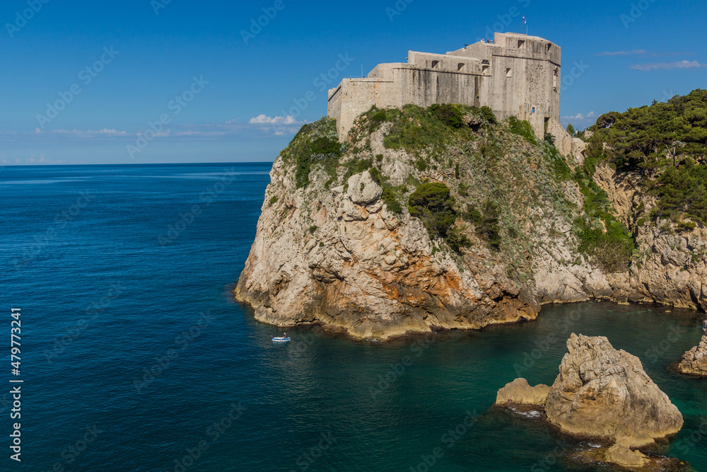 Lovrijenac fortress in Dubrovnik, Croatia Lovrijenac fortress in Dubrovnik, Croatia