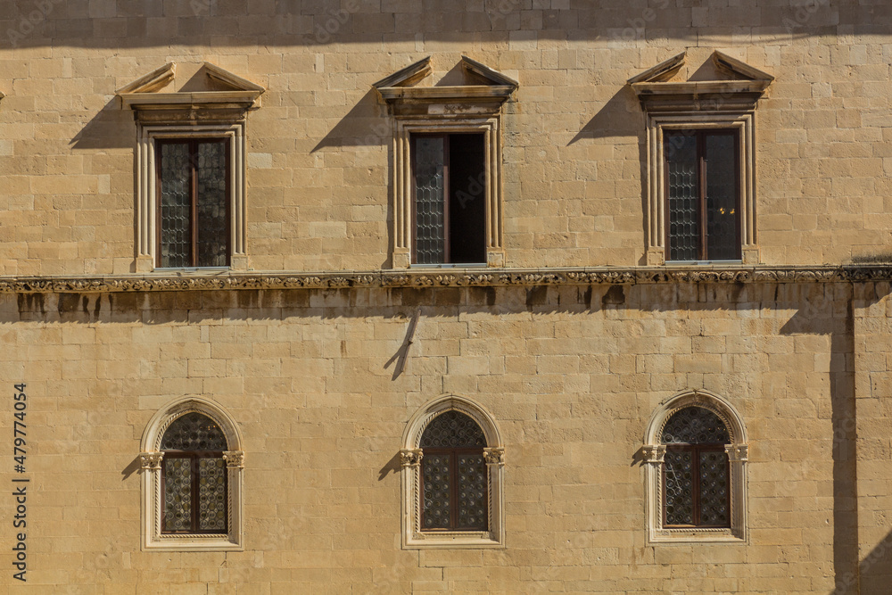 Obraz premium Stone house in the old town of Dubrovnik, Croatia