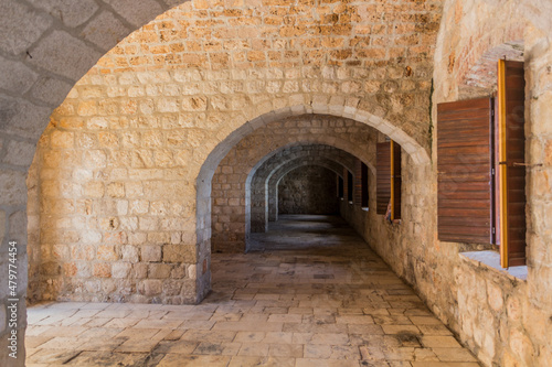 Fototapeta Naklejka Na Ścianę i Meble -  DUBROVNIK, CROATIA - MAY 31, 2019: Lovrijenac fortress in Dubrovnik, Croatia