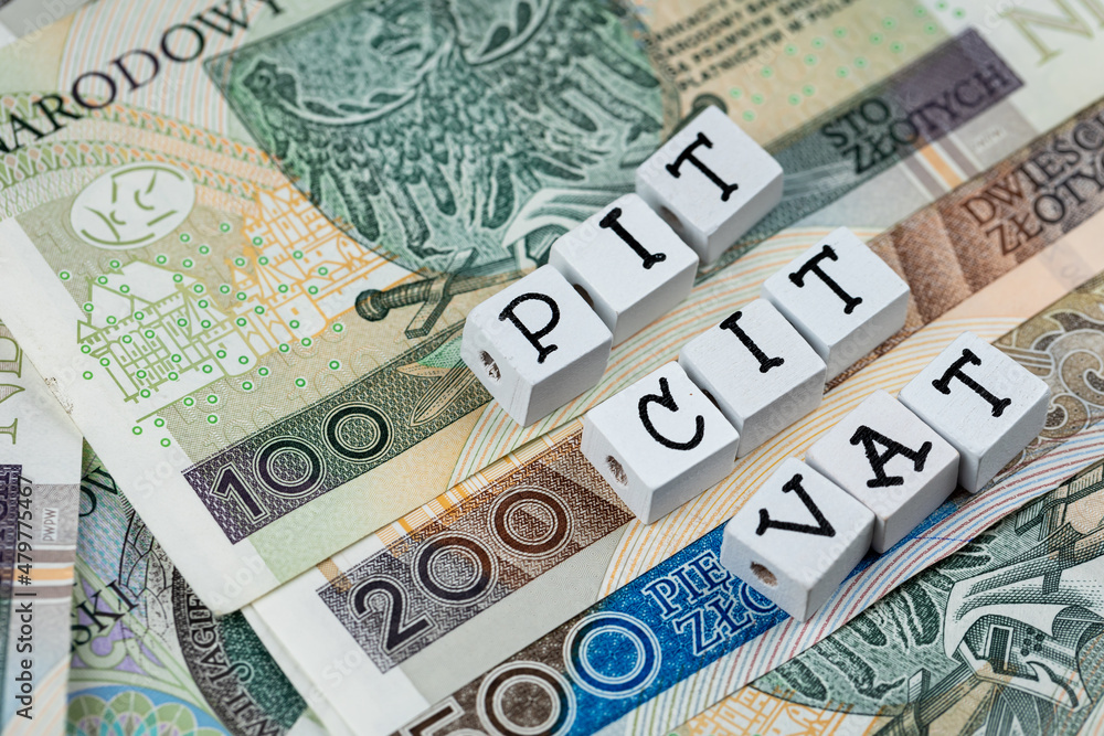 The wording "PIT" , "CIT" , "VAT" translated as "Personal Tax" , Tax