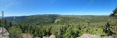 Photography panorama of the mountains