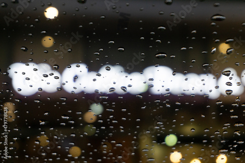 rain drops on window