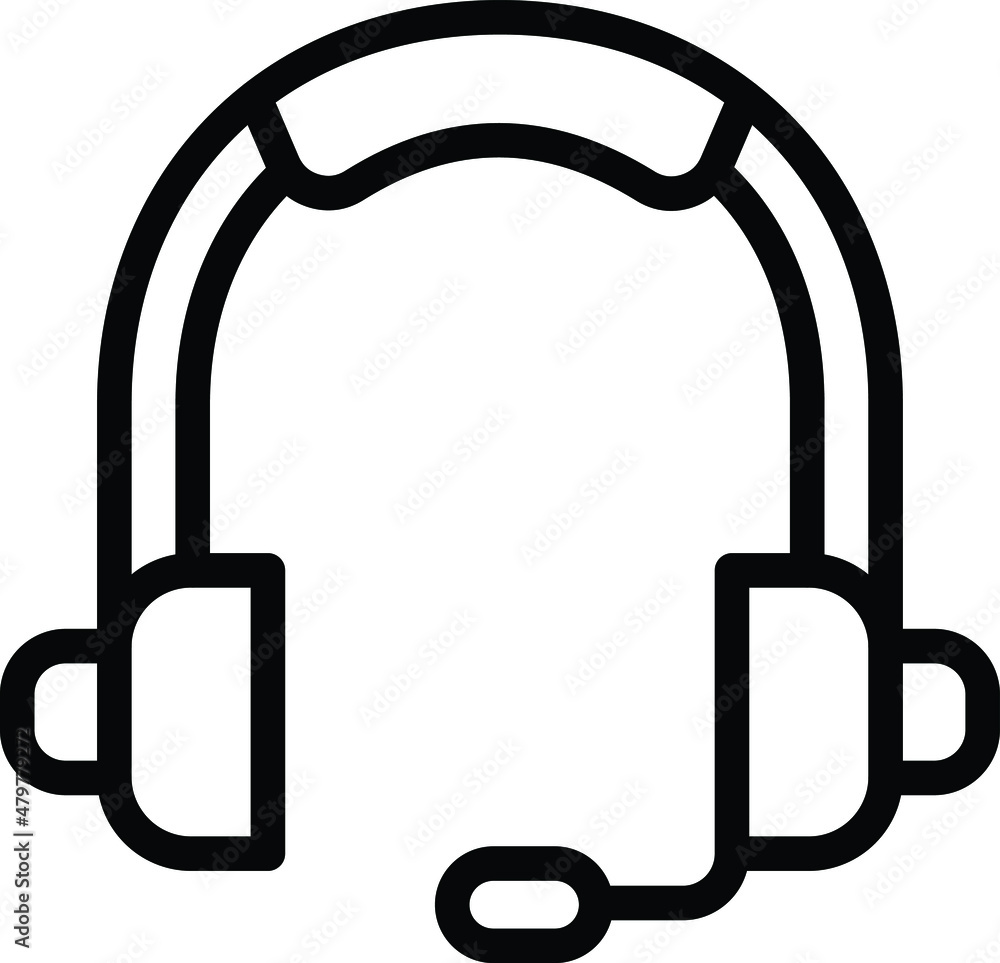 Headphone Vector Icon Design Illustration Headphone Vector Icon Design Illustration