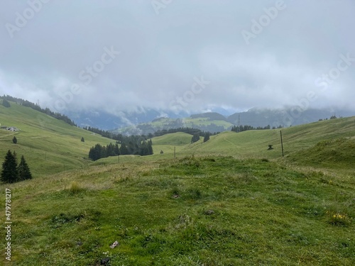 landscape with clouds