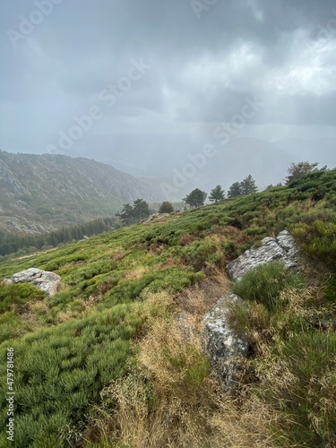 landscape with clouds