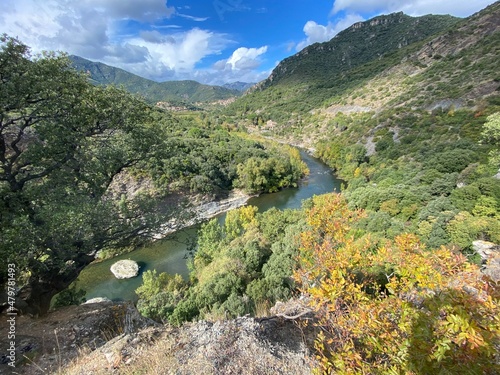 river in the mountains