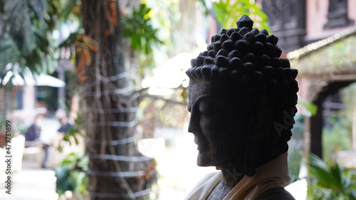 Impressions from Kathmandu during a hindu festival in Nepal. photo