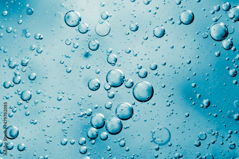 water drops on a blue background. texture