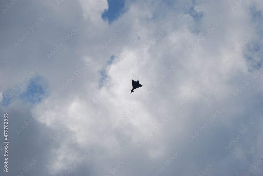 Draken fighter jet over Austrian sky Draken fighter jet over Austrian sky