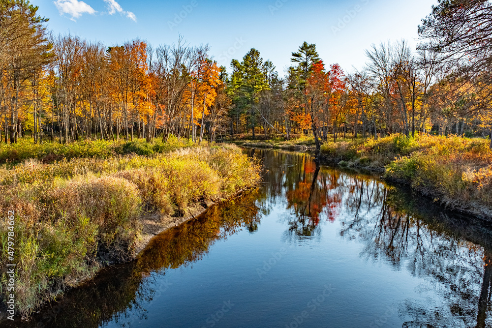 The Millers River in Winchendon, Massachusetts