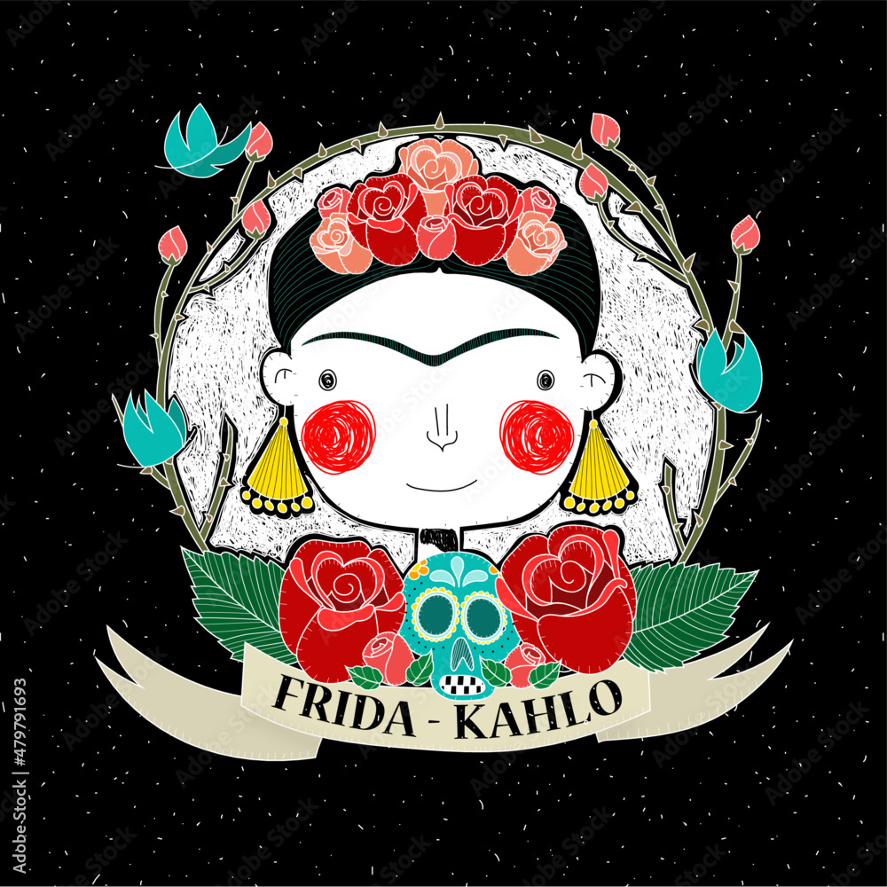 Fotografie ritratto di frida kahlo