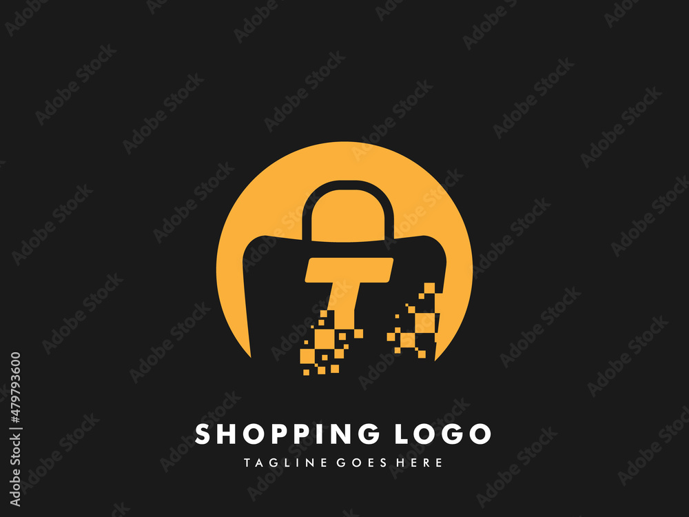 vector shopping bag isolated circle with Letter t, Fast Shopping icon , Creative Fast Shop, Creative Fast Shopping logo templates. vector shopping bag isolated circle with Letter t, Fast Shopping icon , Creative Fast Shop, Creative Fast Shopping logo templates.