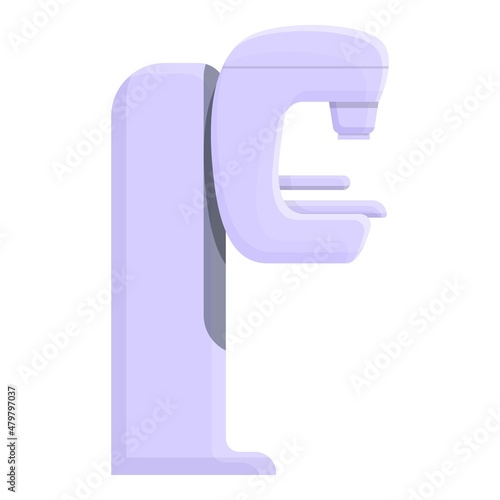 Breast mammogram icon cartoon vector. Cancer mammography. Clinic screening