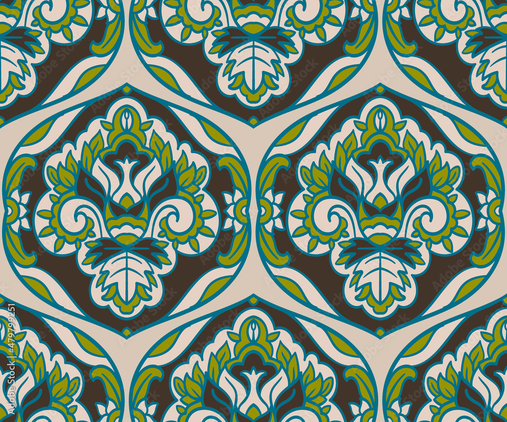 Seamless pattern with arabesques Seamless pattern with arabesques
