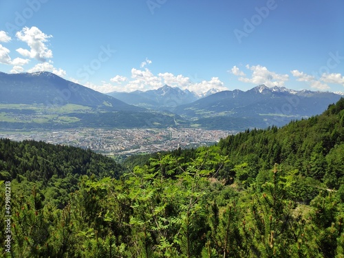 Blick   ber Innsbruck