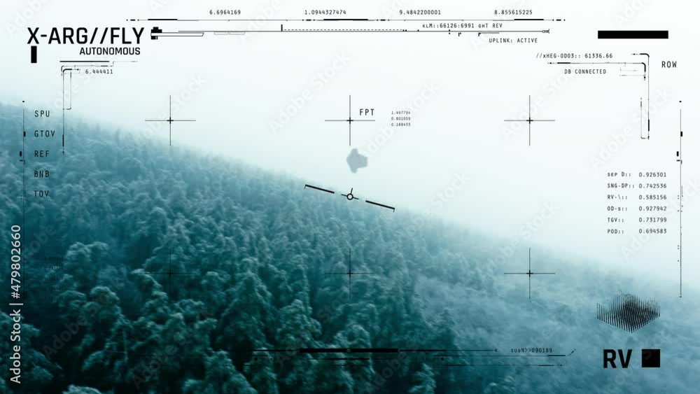 Military jet following unidentified aircraft flying in restricted zone