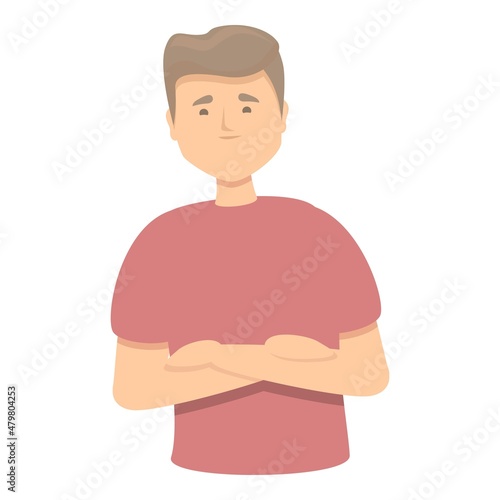 Alzheimer memory icon cartoon vector. Loss dementia. Old support