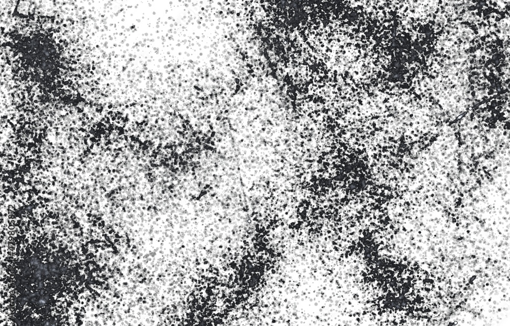 Grunge black and white texture.Overlay illustration over any design to create grungy vintage effect and depth. For posters, banners, retro and urban designs. Grunge black and white texture.Overlay illustration over any design to create grungy vintage effect and depth. For posters, banners, retro and urban designs.