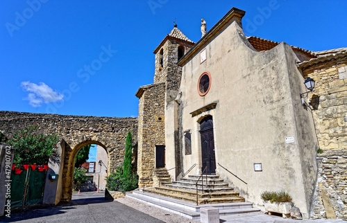 Eglise de Vacqueyras, Provence-Alpes-Côte d'Azur, France
