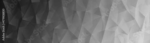 Halftone mosaic background. Design of crumpled paper. Texture of chaotic triangles, glass fragments. Cracked ice, snow. Business banner, website landing page poster, medicine, social networks. Vector