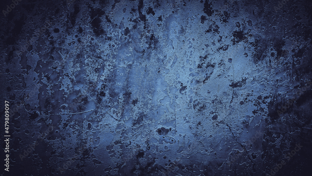 dark blue abstract cement concrete wall texture background