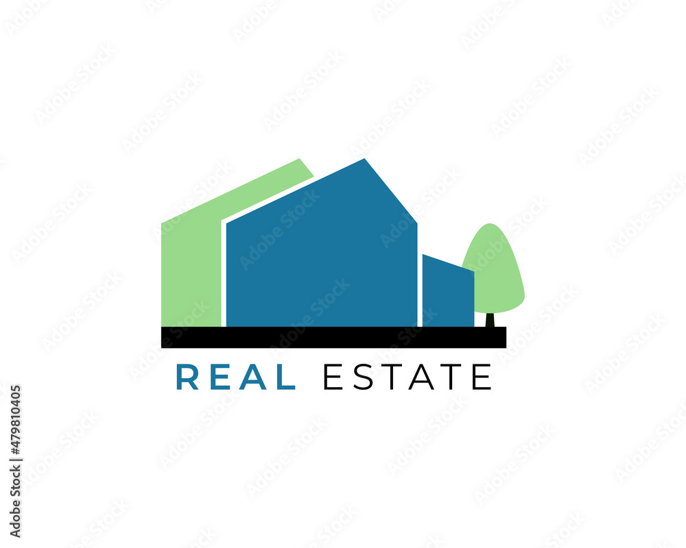 Real estate icon house agency logo vector illustration Real estate icon house agency logo vector illustration