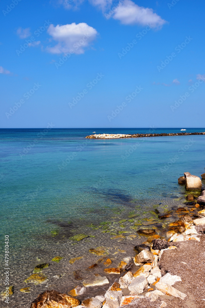 landscape on the sea in trapani Sicily Italy
