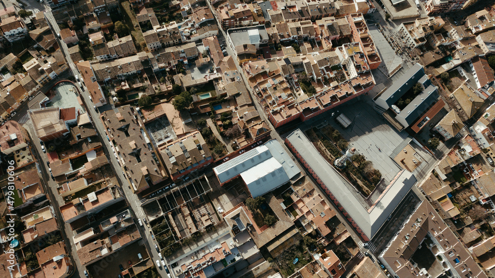Obraz premium ciudad desde el aire