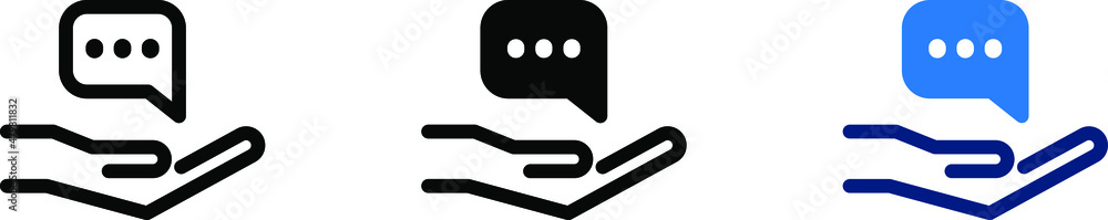 A hand giving idea , Advice icon , vector illustration A hand giving idea , Advice icon , vector illustration